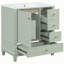 Meuble-lavabo 30 po avec lavabo, une porte avec tablette et trois tiroirs, porte à fermeture en douceur-6269297