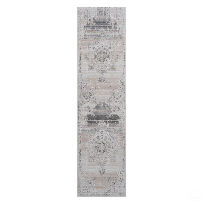 2X8 Medallion Runner Rug, Runner 2'2" x 8'