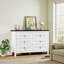 Commode double 6 tiroirs, l 47 po