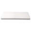 4" x 12" Marble Chair Rail Tile Trim in White