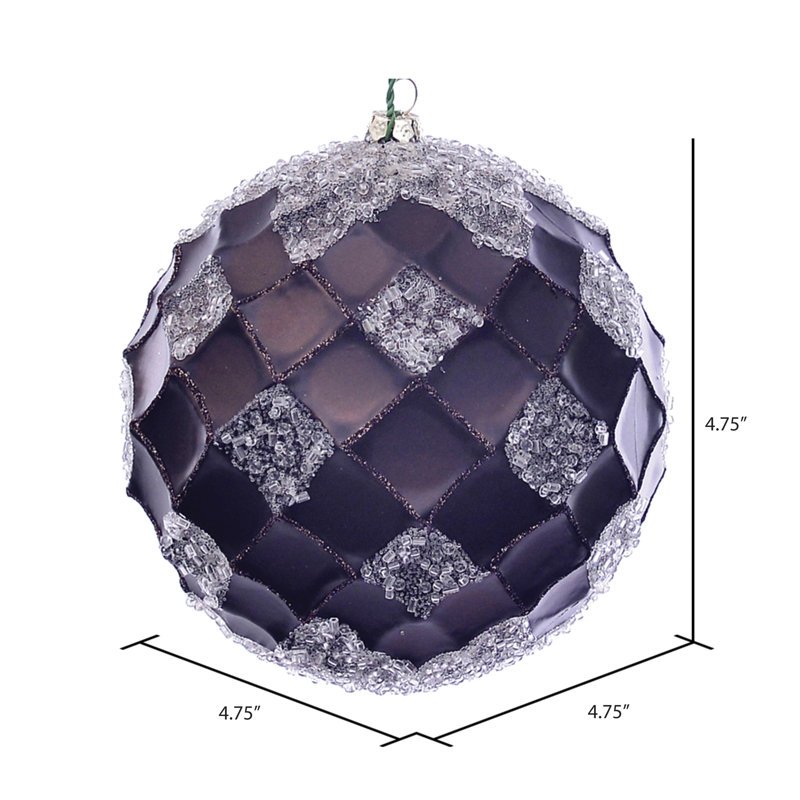 Balle perlée 4,75 po, Chocolat