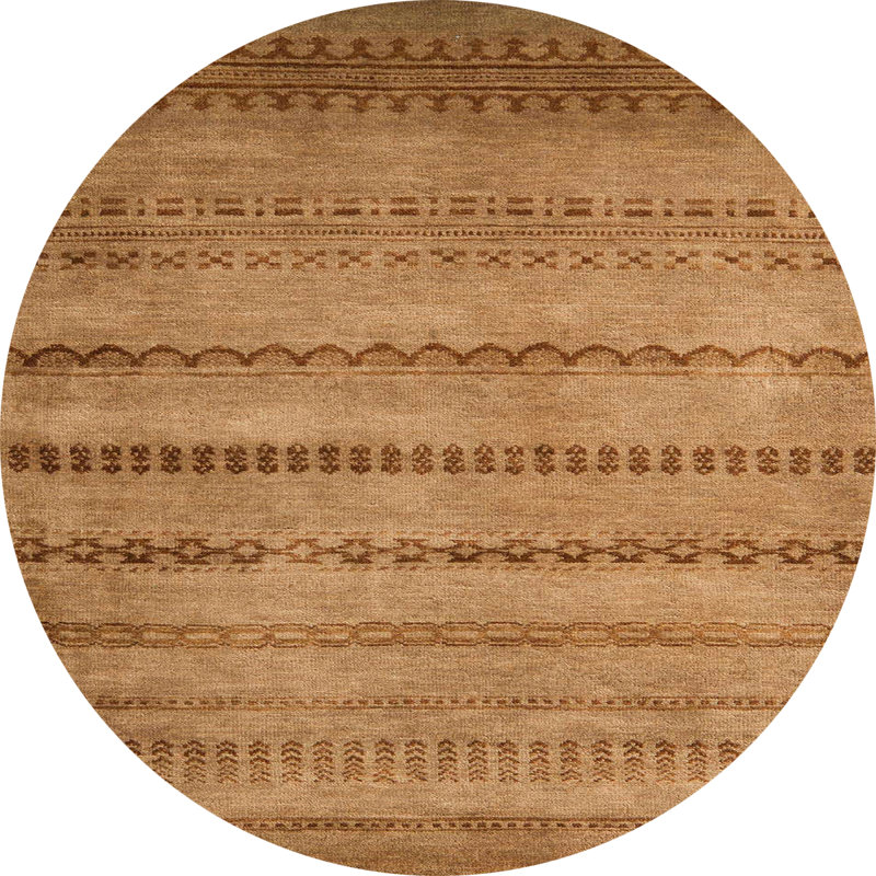 Tapis abstrait moderne 5506, Rond 6 pi