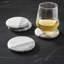 Sous-verres ronds à deux tons