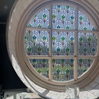 Film à effet diamant en verre teinté Malachite