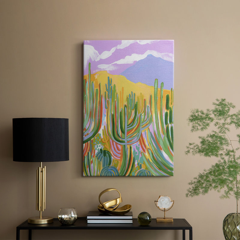 Lavande désert I - galerie sur mesure, H 27 po x l 18 po