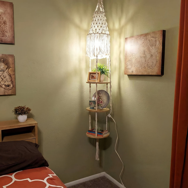 Luminaire suspendu à 3 niveaux Boho