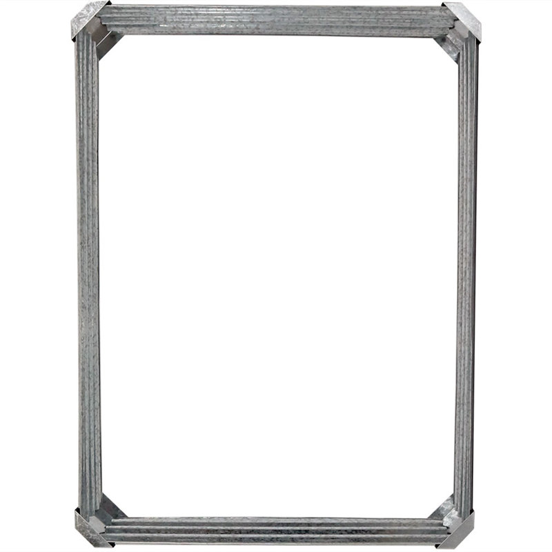 Lit de jardin surélevé rectangulaire en acier galvanisé Tollette, 12" H x  48" W x  36" D, Silver