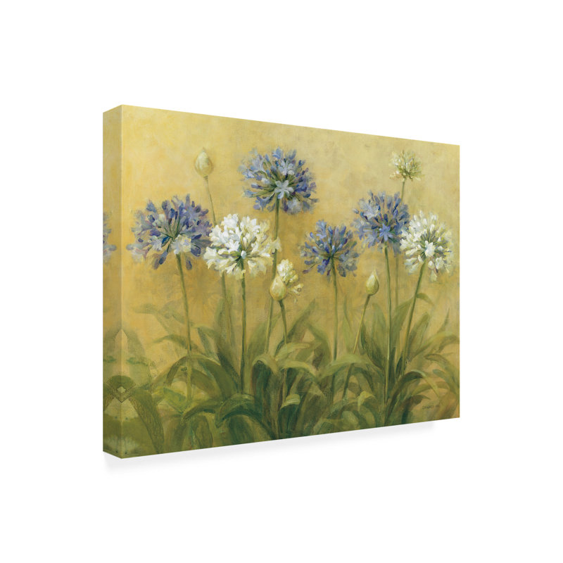 Art sur toile «olog », Danhui Nai Agapanthus, H 14 po x l 19 po