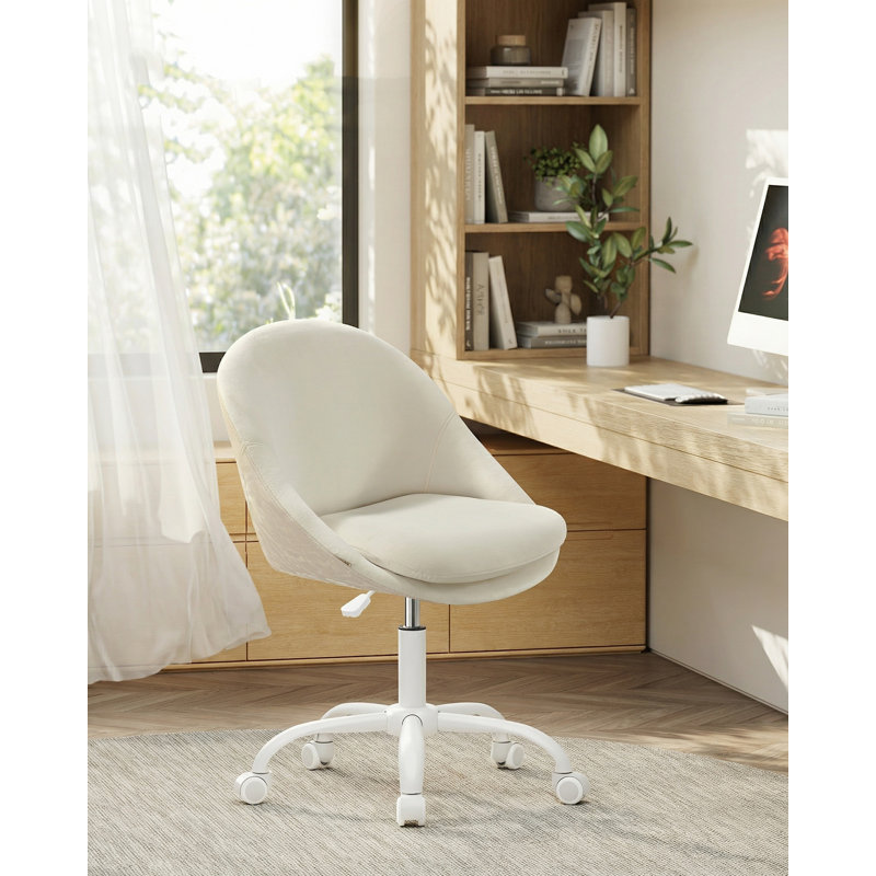 Akon Office Chair, White, Cloud White