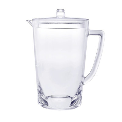 Set of Six Clear Acrylic Pitcher