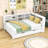 Wood Daybed with Twin Trundle, Shelves and Charging Station-686267685-686267684