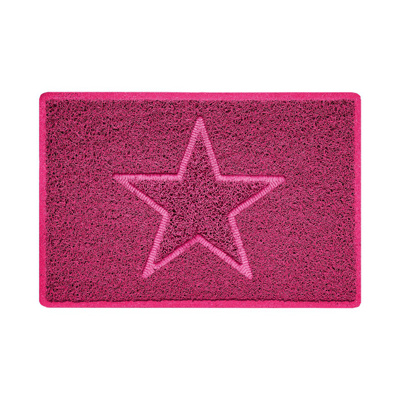 Star Non-Slip No Pattern Doormat, Beige, 40cm W x 60cm L