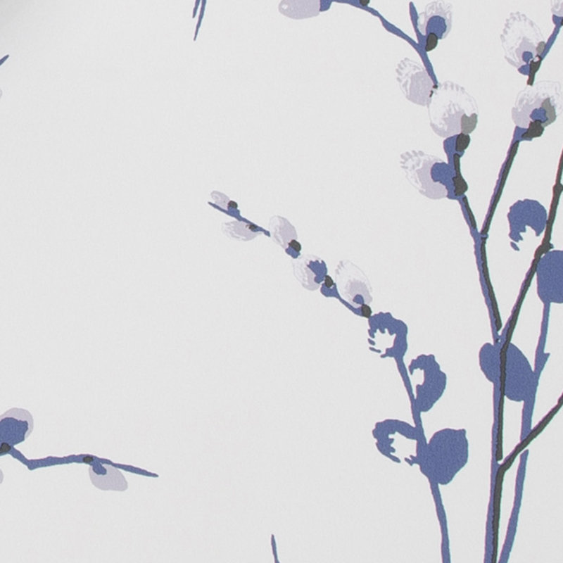 Laura Ashley Willow Wallpaper Roll, Off White/Midnight