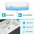 White Quartz Composite Kitchen Sink 33X22" - Waterfall Style, Pull-Out Faucet & Assorted Accessory Packages For Workstation Charm, Aggregations