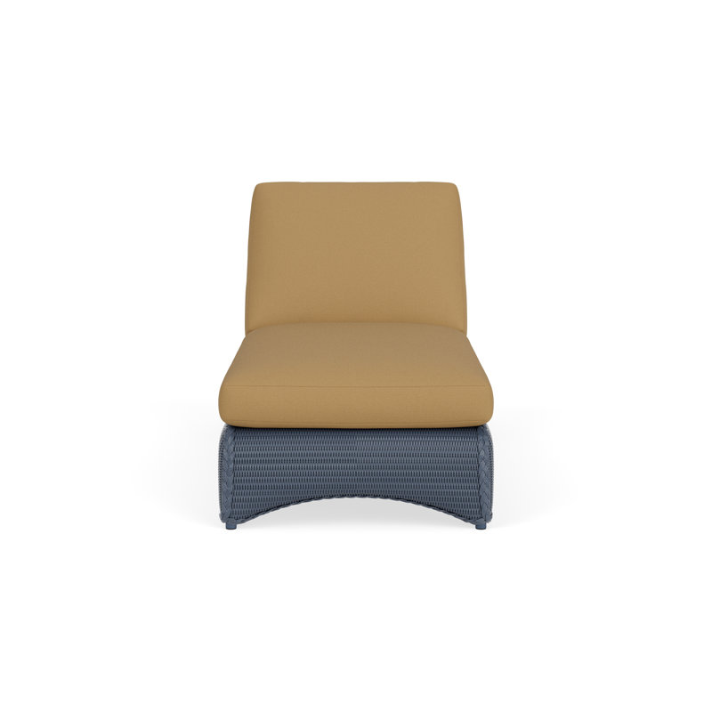 Loom Outdoor Chaise Lounge, Deering Cadet, Denim Blue