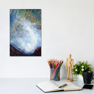 Spouting Horns At Depoe Bay by Laura Iverson - Wrapped Canvas Gallery-Wrapped Canvas Giclée