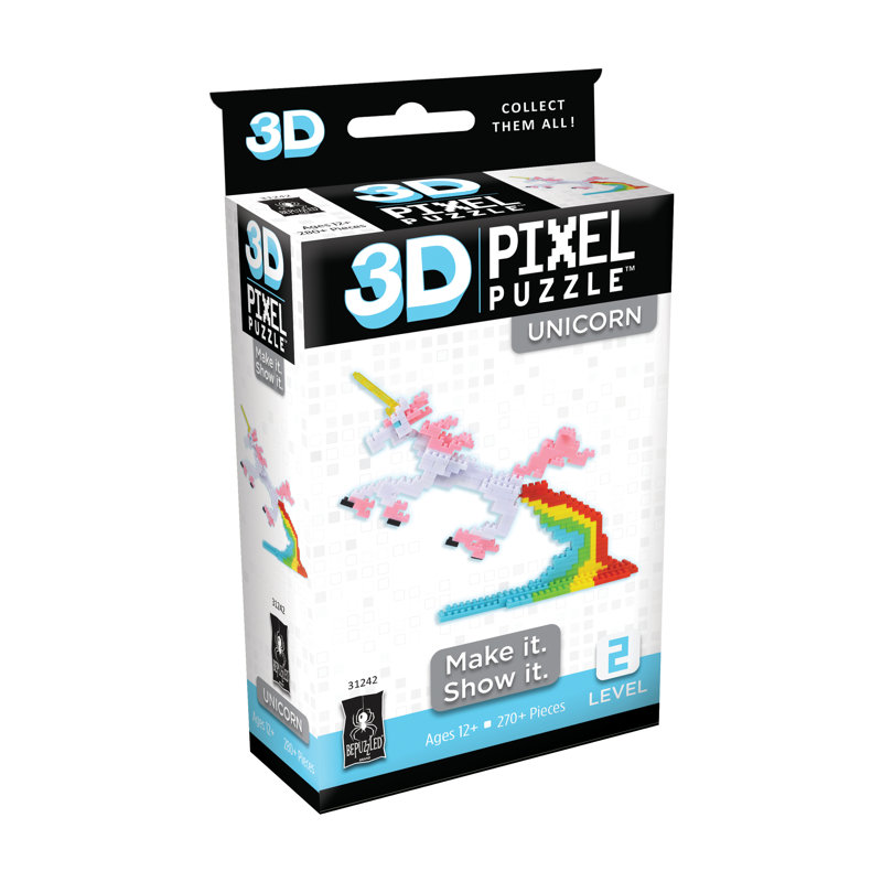 Pixel 3D - Licorne