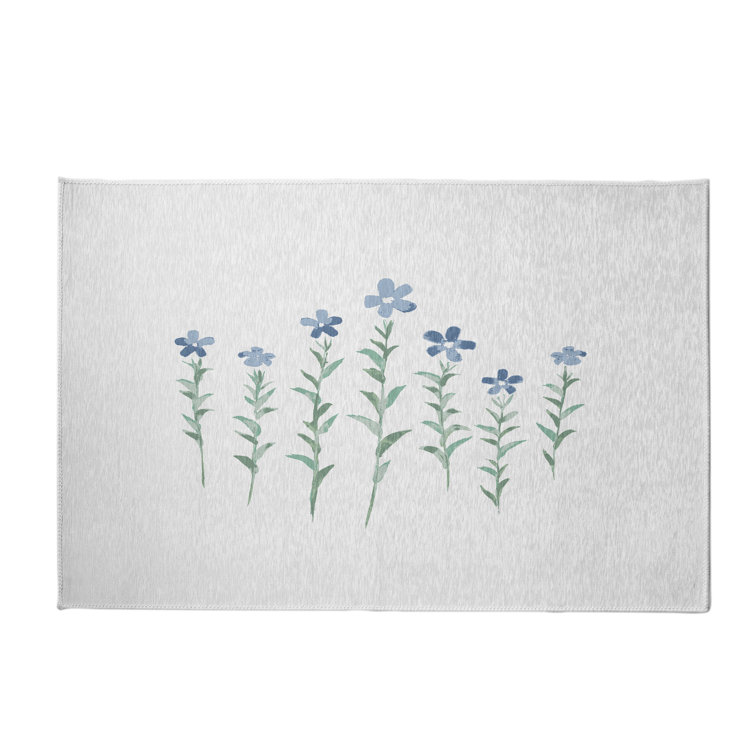 Alvordton Chenille Floral Indoor Rug