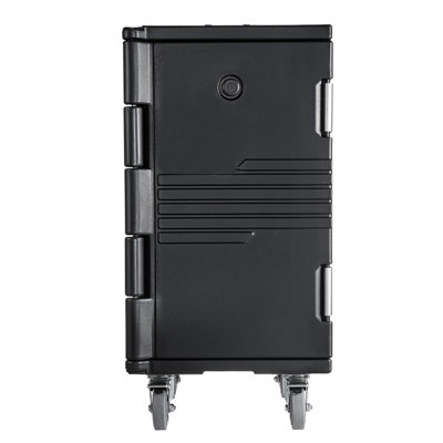 Porte-casserole isolé, chauffe-plats non électrique de 127 pte, avec roue pivotante et loquet en acier inoxydable 304, boîte chaude empilable LLDPE, pour diverses tailles de casseroles (non incluses)