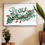 «Cut Wreath Christmas II», reproduction sur toile-94360209-94360212