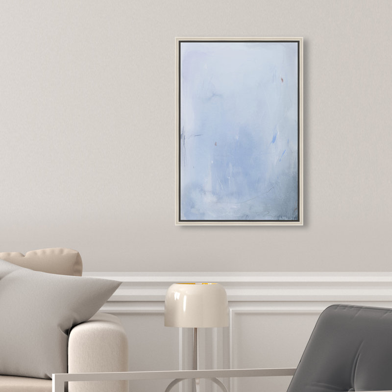 Calm Waters I Print by Oliver Gal, 11"H x 16"W, Silver Floater Frame