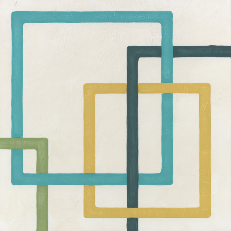 Infinite Loop III - Wrapped Canvas Painting, 91cm H x 91cm W x 3.8cm D