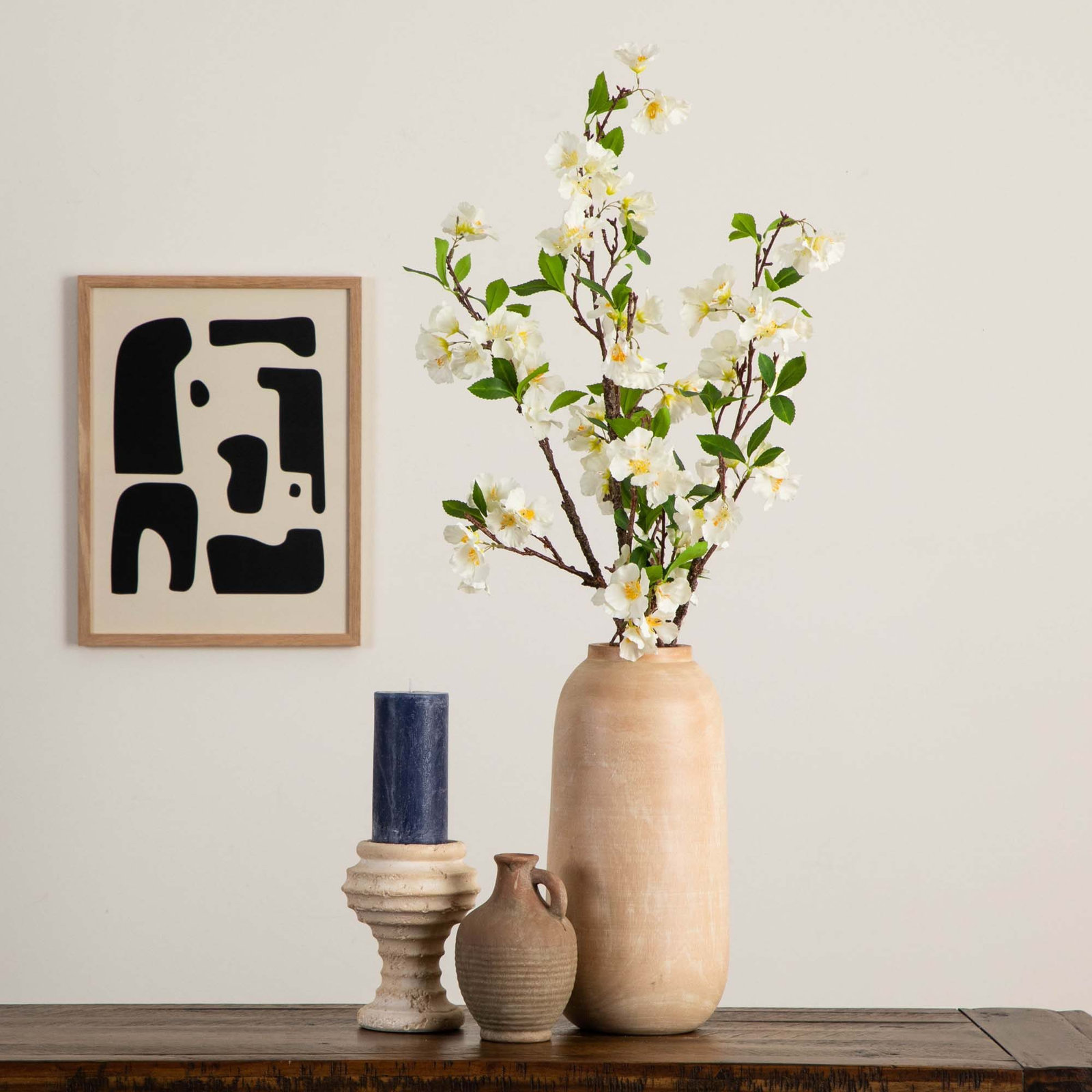 White Blossom Floral Stems