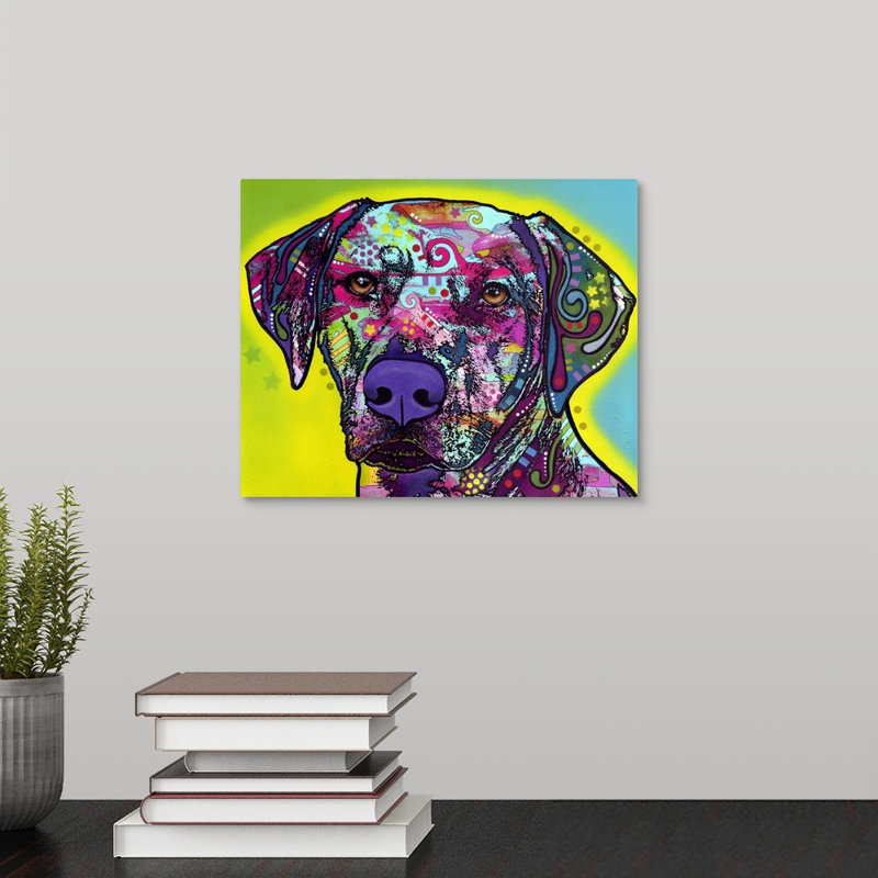 «Rhodesian Ridgeback» par Dean Russo - reproduction, Toile, H 8 po x l 10 po x P 1,5 po