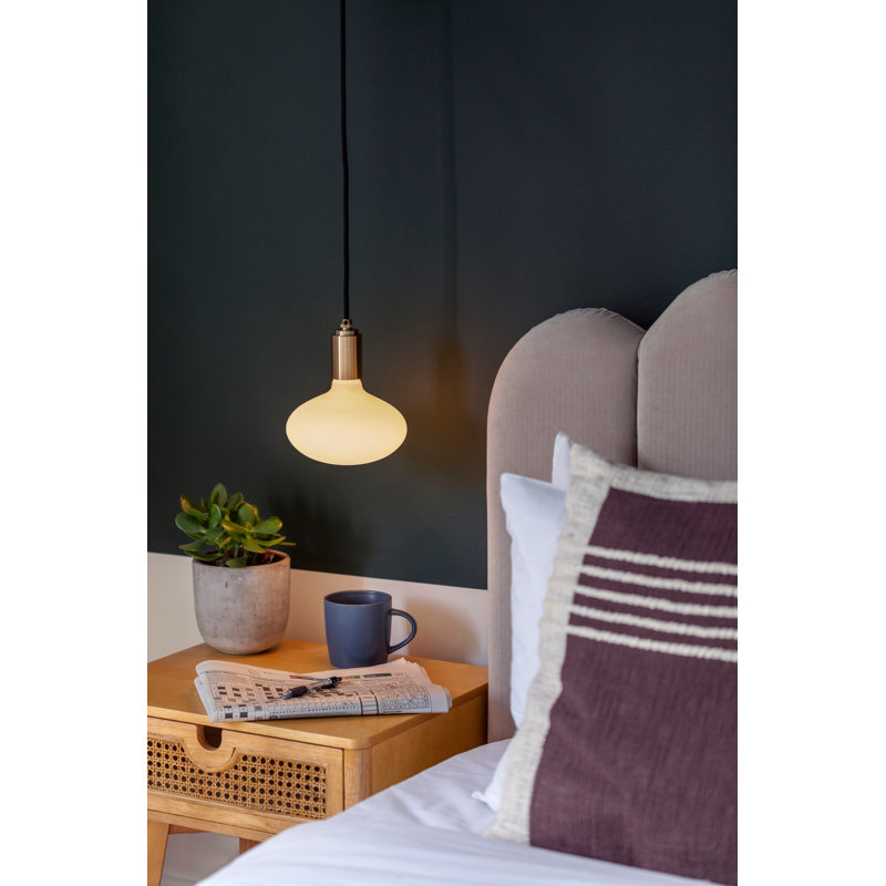 Ensemble de luminaires suspendus en laiton avec gradation ovale à chaud US, Laiton