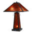 Lampe de table noire 23,5 po Anastajia