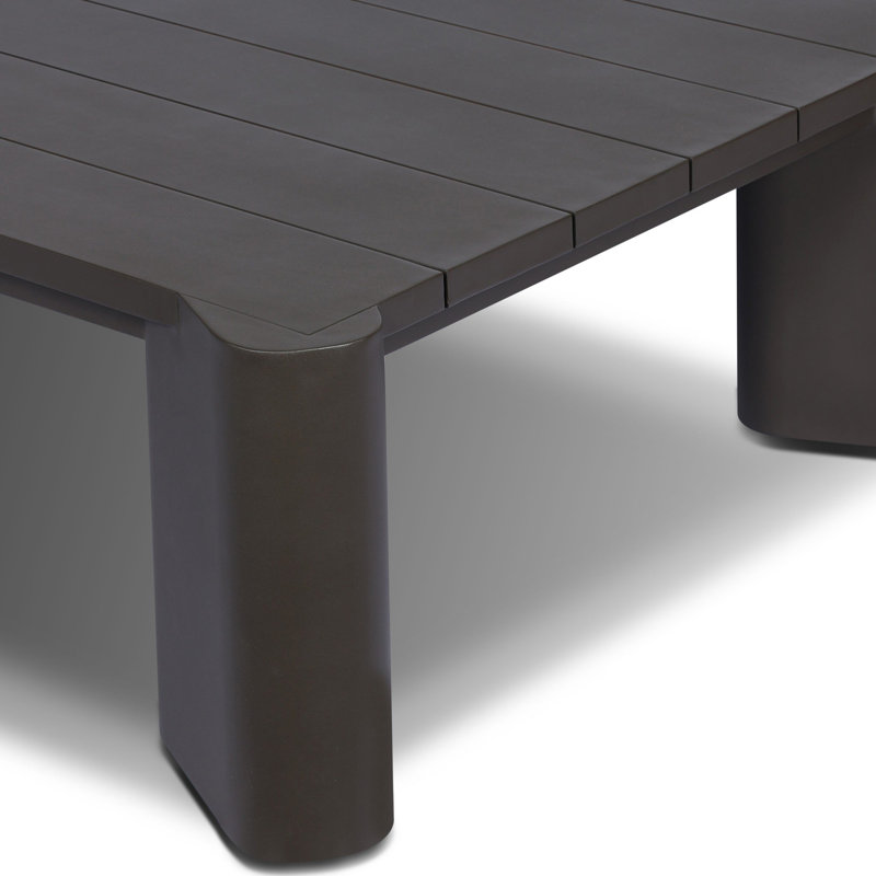 Soho Outdoor Metal Coffee Table-Bronze