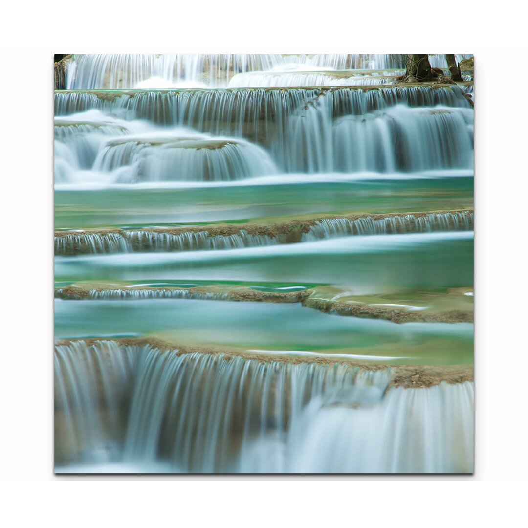 Leinwandbild Wasserfall Nationalpark Thailand