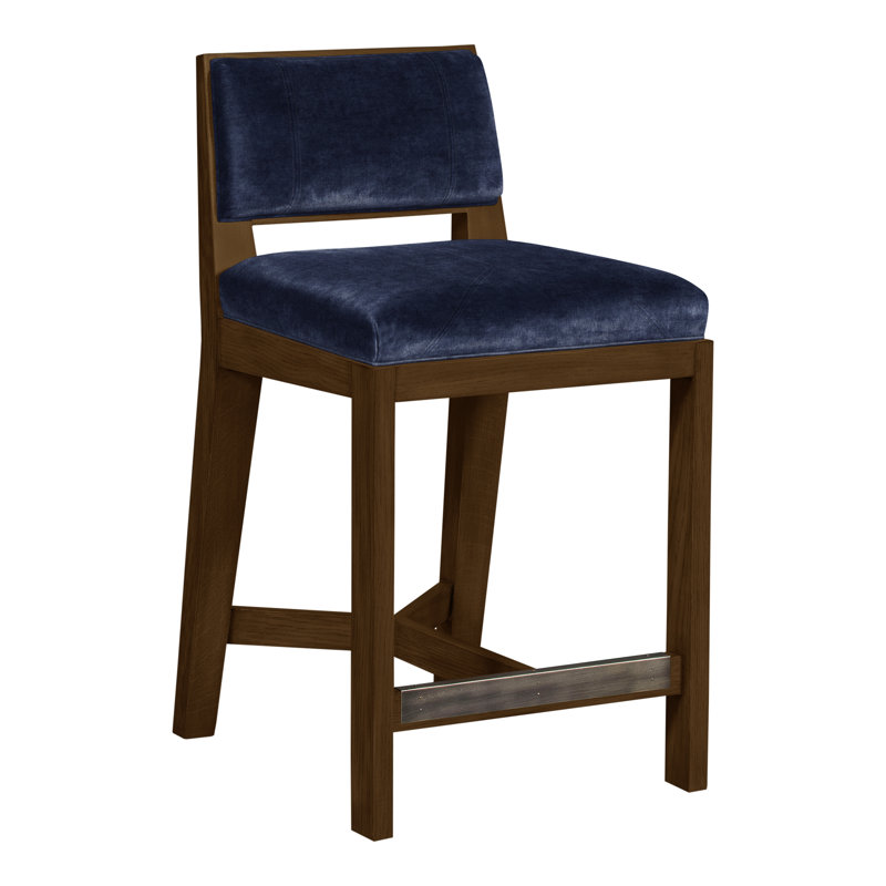 Thom Filicia Solid Wood 26.5" Counter Stool, Havana, Bennett Carolina