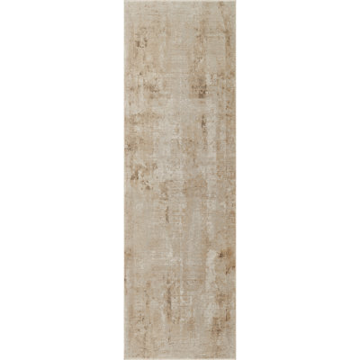 Brook Beige & Brown Abstract High-Low Modern Rug