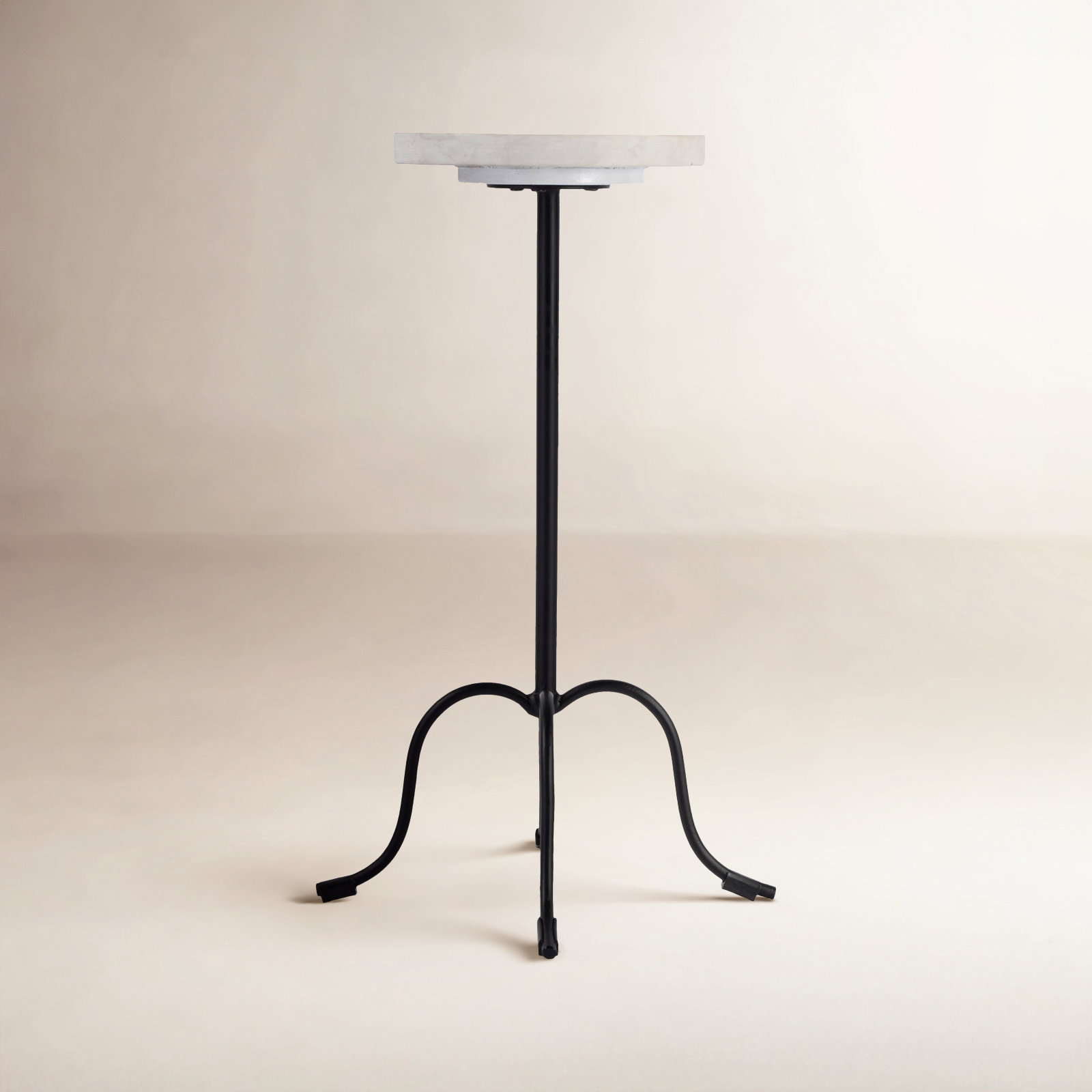10" Genuine Marble End Table