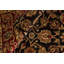 Hand-Knotted High-Quality Black and Red Area Rug