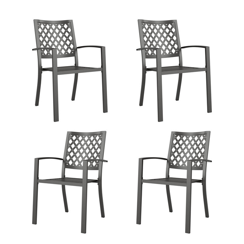 Stackable Outdoor Patio Dining Armchair