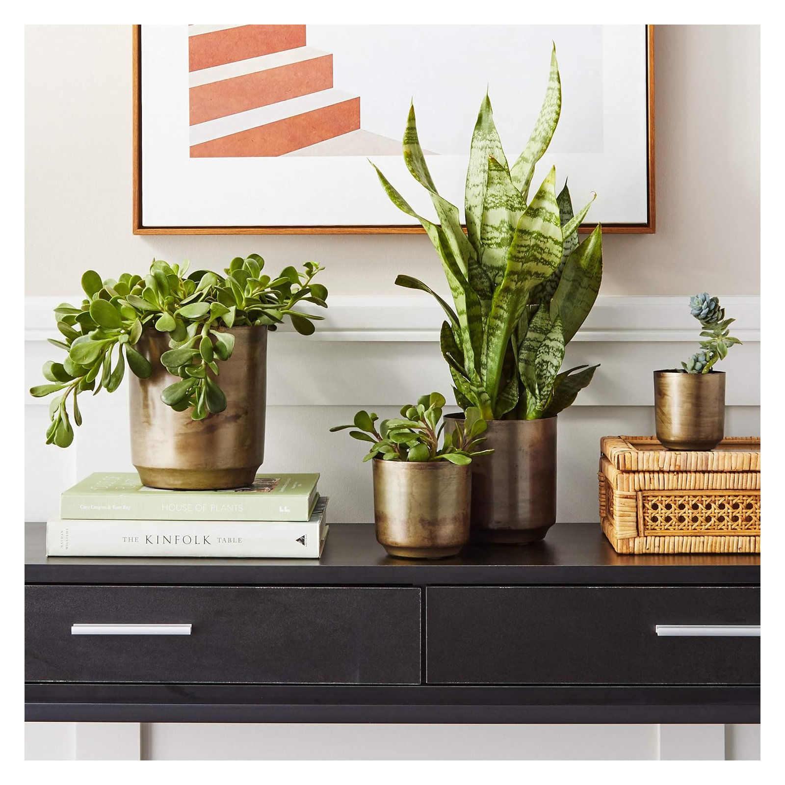 Verner Metal Pot Planter - Set of 4