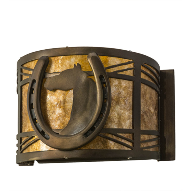 Horseshoe 1 - Light Flush Mounted Sconce