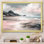 «Pink Coastal Waves I - Modern Beach», reproduction sur toile
