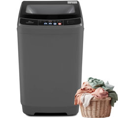 Delia 2.4 cu. ft. High Efficiency Portable Washer in White/Black