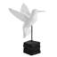 Statue colibri blanc de 21 po Dannisha