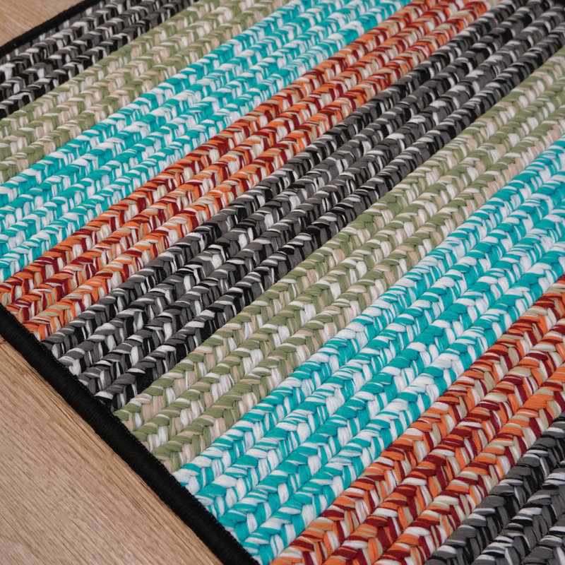 Tapis intérieur / extérieur rectangulaire Alexandira, Rectangle de 5 pi x 8 pi
