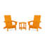 POLYWOOD by AllModern Outdoor Adirondack Chair With Table-1287047524