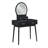 Beautiful Vanity Dresser With Mirror And Stool Set Storage Drawers Luxury Furniture 1Pc Led Mirror-646533765