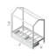  Lit simple en bois massif 2 tiroirs Croyd -1596136455