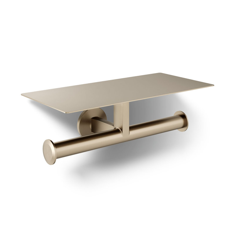 Components™ Covered Double Toilet Tissue Holder, Bronze