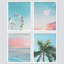 «Tropical Tree Ferris Wheel», impression sur papier 4 pièces-97782675-97782679