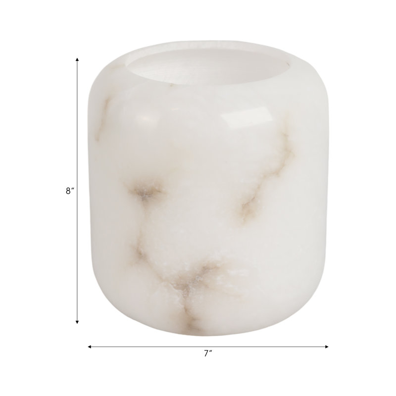 8" Ixzel Alabaster Vase