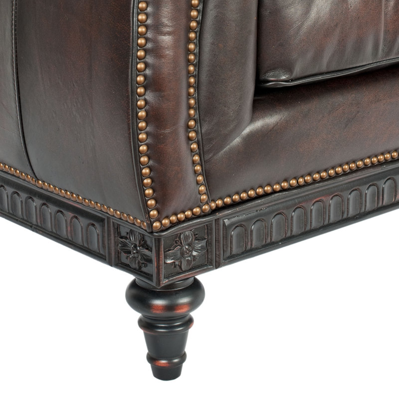 Canapé Chesterfield en cuir Shoreham